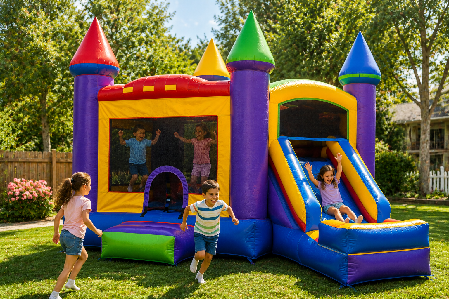 Inflable Castillo Multicolor