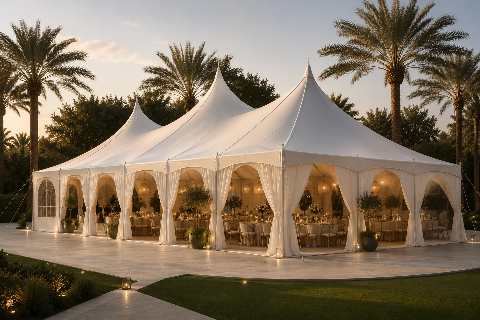 Carpa Boda Palmeras