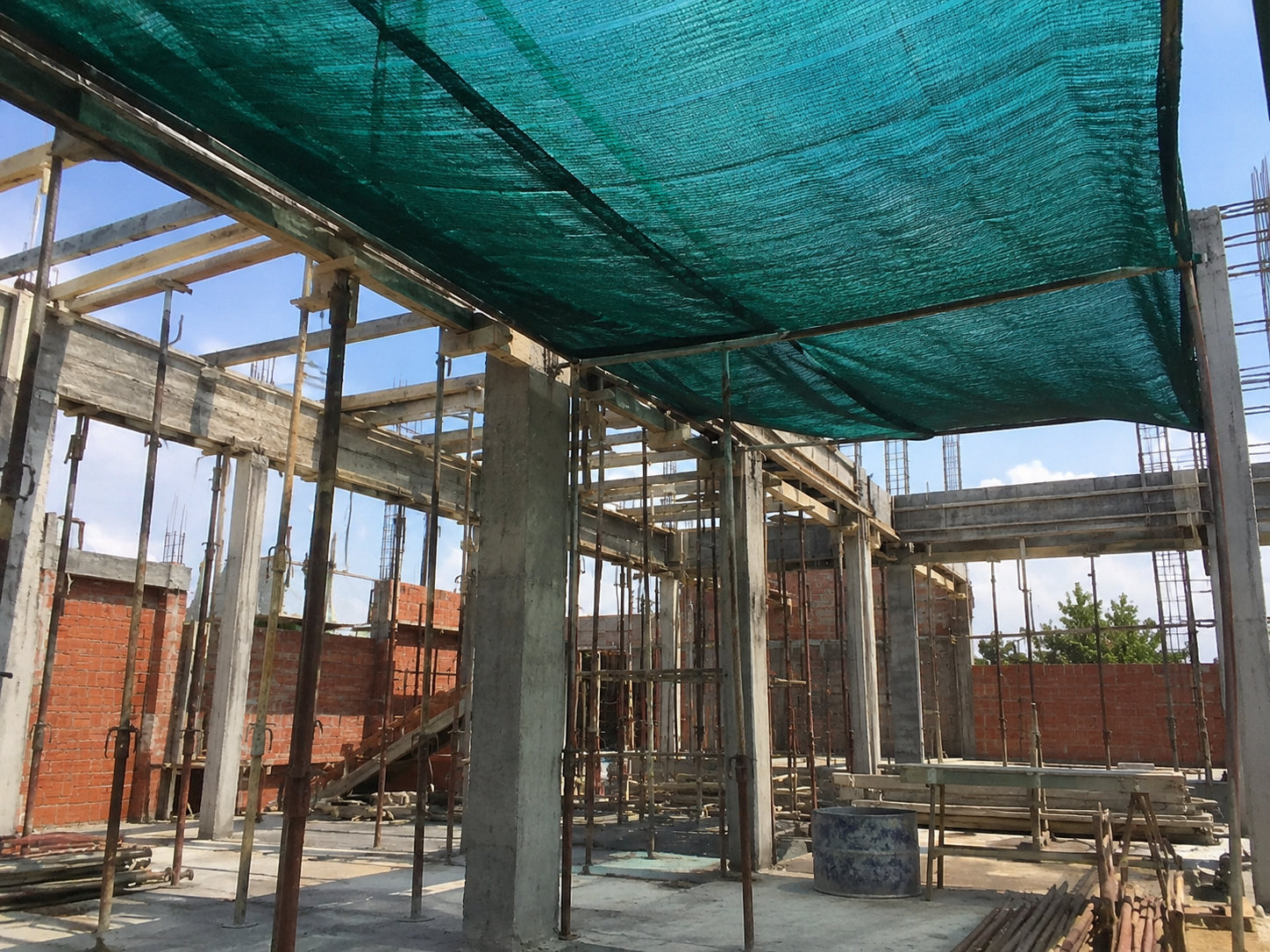 Malla Raschel 35% Cobertura de Construcción