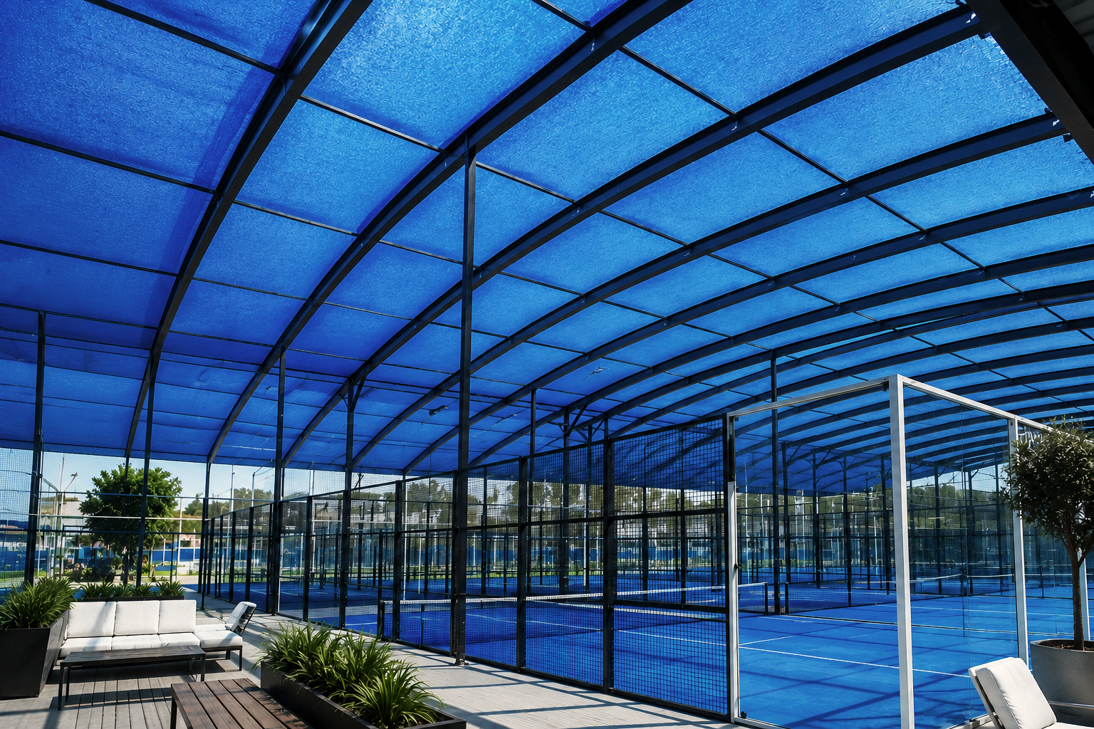 Malla Raschel 90% Cancha de Padel